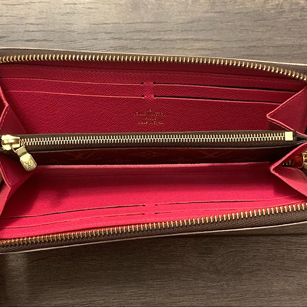 ❌SOLD❌ Louis Vuitton Monogram Pink Blooming Flower Clemence Wallet - Picture 9 of 16